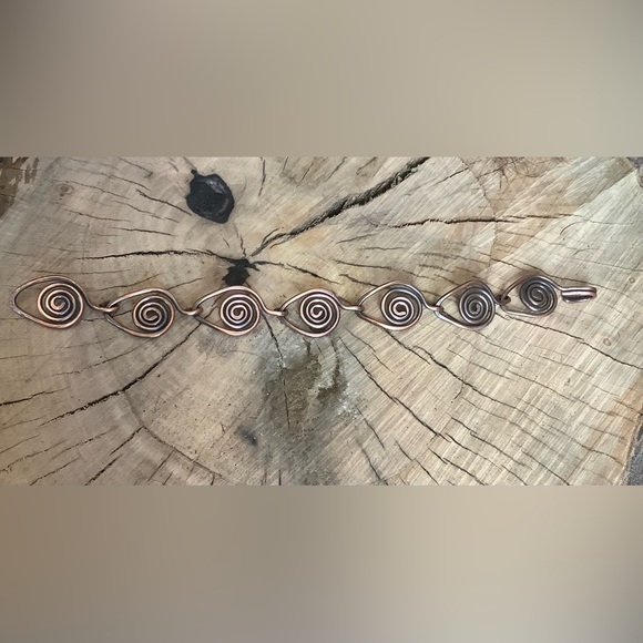 Artisan Copper Link Bracelet Handmade USA - Picture 2 of 5